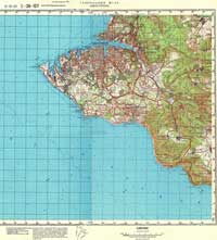 топографическая карта Севастополя