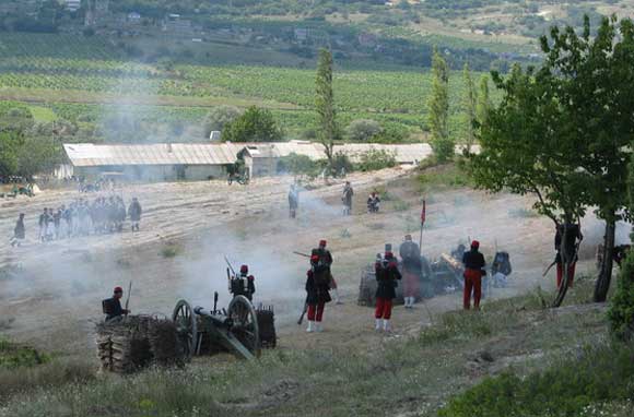 Историческая реконструкция одного их эпизодов Крымской войны 1853-56 годов, «Балаклавская баллада»