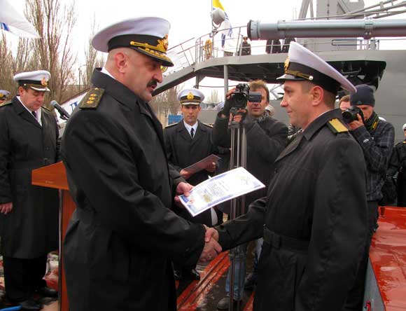 командующий ВМС ВС Украины адмирал Юрий Ильин