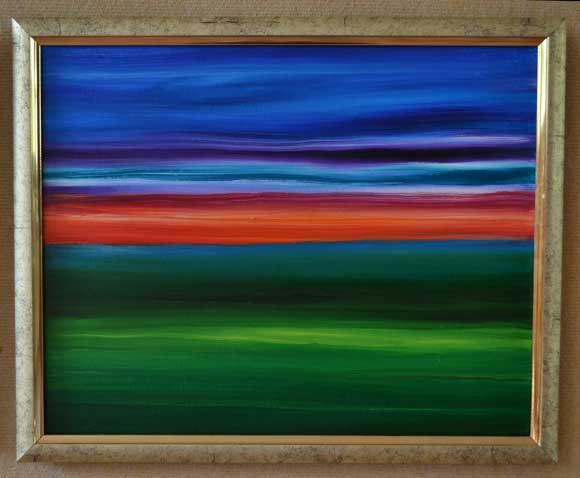 Восход. Картина Алисы Егорочкиной (Севастополь)