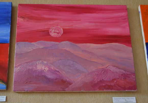 Горы. Картина Алисы Егорочкиной (Севастополь)