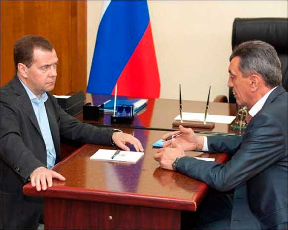 Дмитрий Медведев Сергей Меняйло