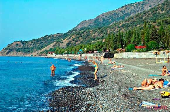 крымский пляж