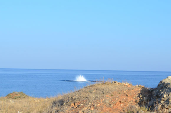 взрыв морской мины