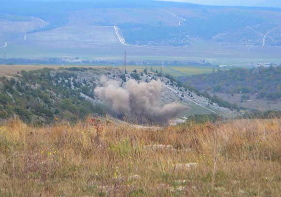 подрыв боеприпасов