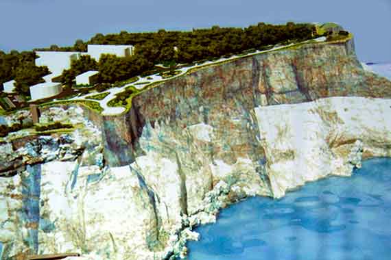 строительство набережной-сквера на мысе Фиолент, в районе командного пункта 623-й береговой батареи