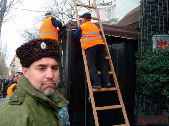 демонтаж террасы ресторана «Казбек»