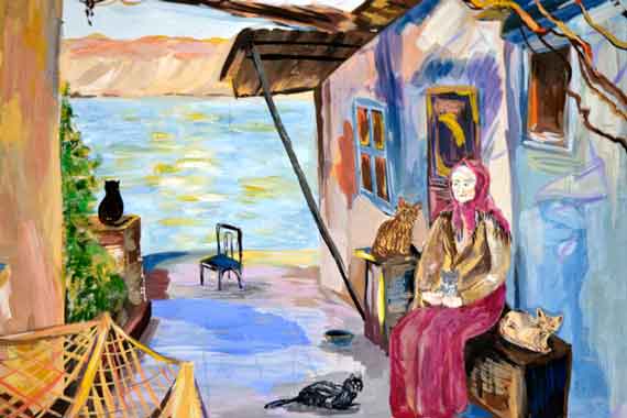 рисунок Екатерины Вандышевой, учащейся Севастопольского профессионального художественного колледжа