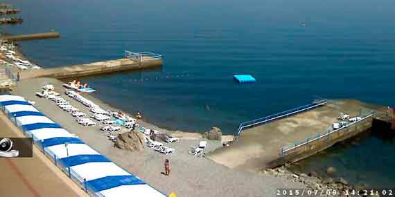 Алушта, пляж