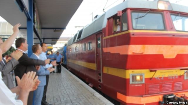 Поезд Симферополь-Москва, август 2014 года.