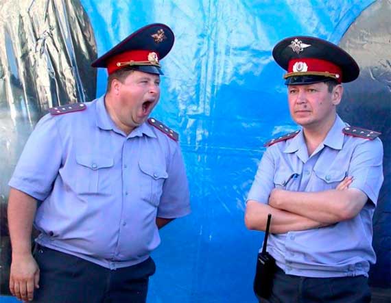 полицейские России