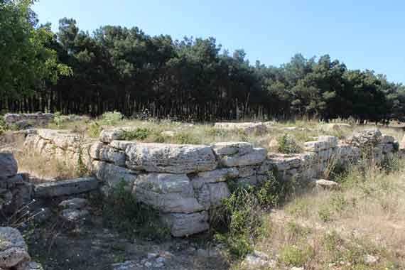 раскопанная древнегреческая усадьба в Севастополе