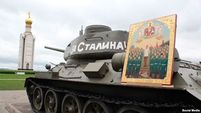 Россия, 2015 год. Недалеко от поселка Прохоровка Белгородской области. Новейшее российское православие?