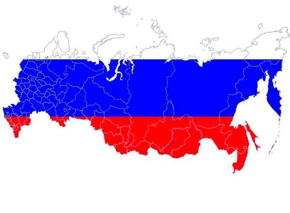 карта России