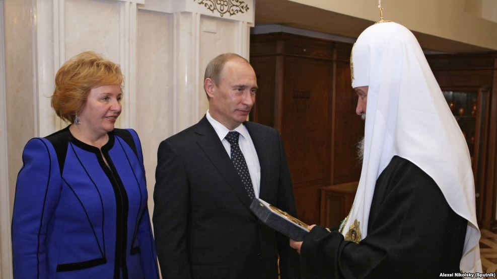 Владимир Путин с женой