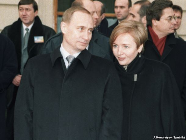 Владимир Путин с Людмилой, 1999 год