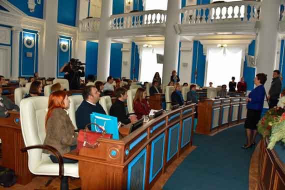 Зал заседаний Законодательного собрания Севастополя