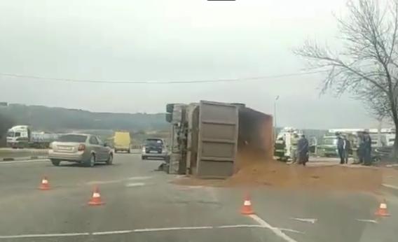 ДТП произошло в районе Ялтинского кольца