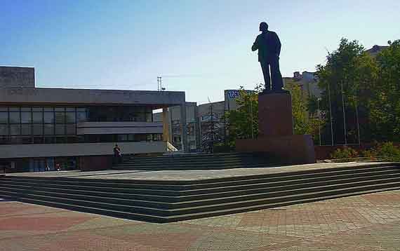 площадь им. Ленина в Симферополе