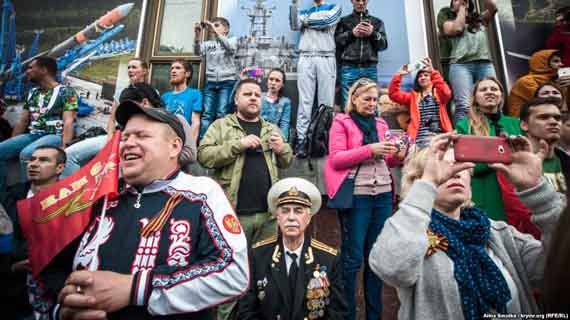 Военный парад в Севастополе 9 мая