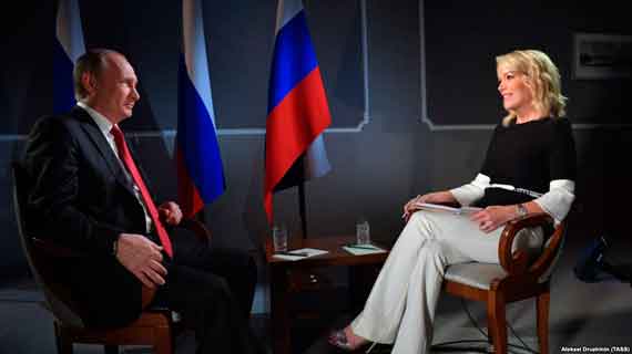 Владимир Путин и Мегин Келли