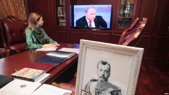 Наталья Поклонская, Путин и Николай Второй
