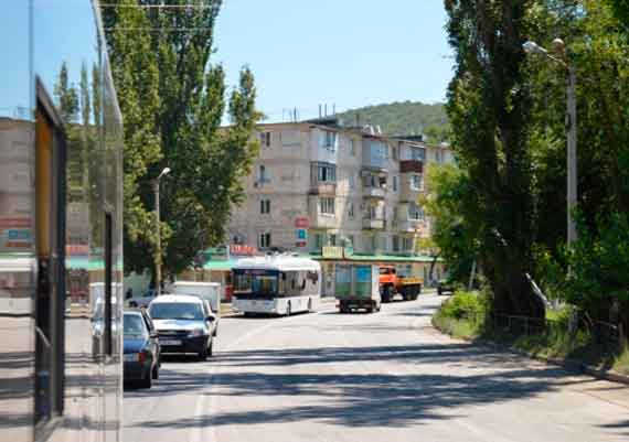 троллейбус в Инкермане