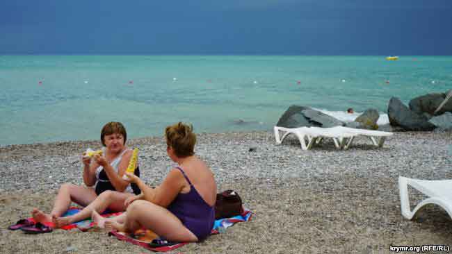 крымский пляж