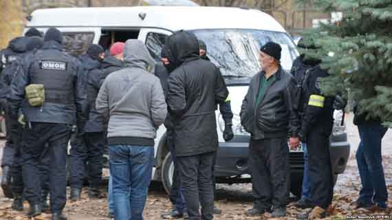 Задержание Асана Чапуха в Симферополе, 23 ноября 2017 года