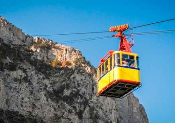 Канатная дорога Мисхор-Ай-Петри в Крыму