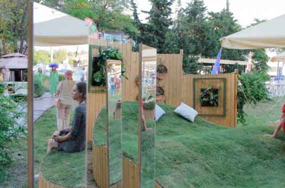 Ландшафтные дизайнеры из городов России и Великобритании представили свои инсталляции