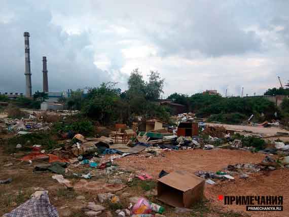 место сноса гаражей в Севастополе