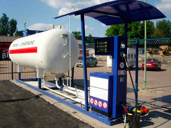 газовая автозаправка, газовая АЗС