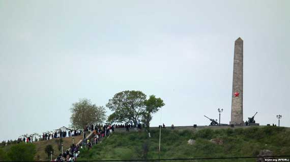 Вершина горы Митридат, расположенной в центре Керчи