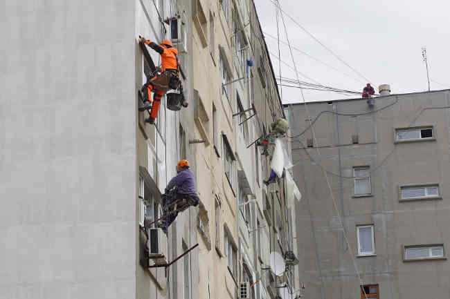 ремонт фасадов многоквартирного дома