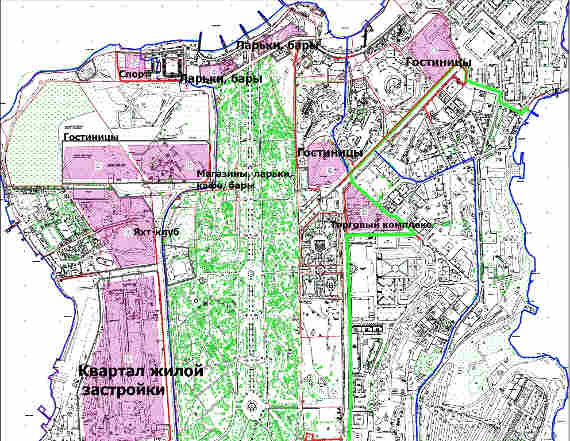  скриншот из ППТ, разработанного подведом департамента архитектуры и градостроительства Севастополя, «Научно-исследовательским и проектным институтом градостроительства, архитектуры, изысканий и среды» 