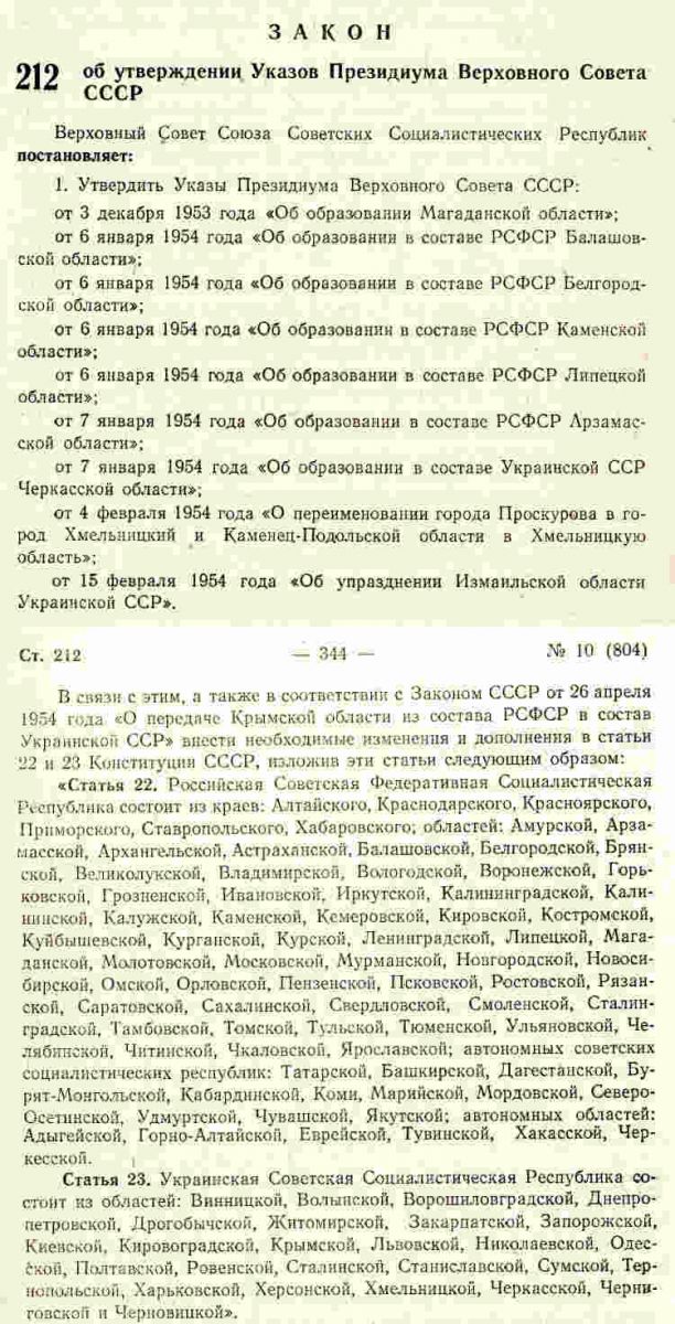 Закон «Об утверждении Указов Президиума Верховного Совета СССР» публикуется в «Ведомостях Верховного Совета СССР» № 10(804) и вступает в силу