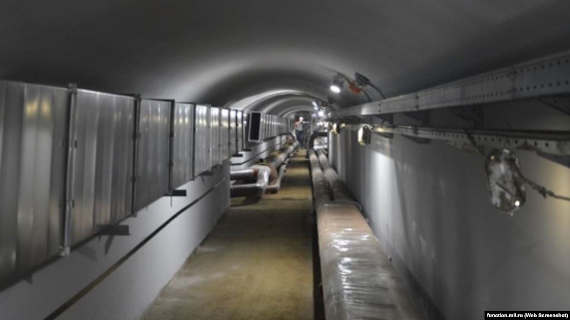 Восстановление подземного хранилища штольни № 1 проводится для хранения ГСМ для соединений и частей Черноморского флота
