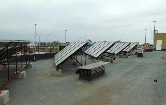 В новом садике на Северной стороне Севастополя смонтированы солнечные батареи