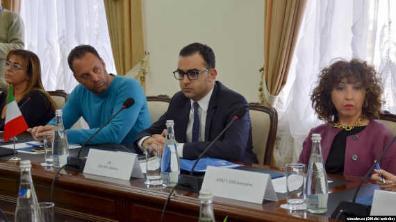 Итальянцы в Симферополе 3 марта 2020