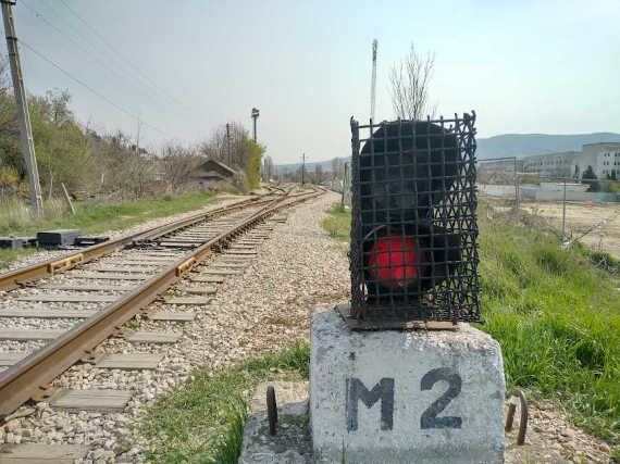 железнодорожная ветка в Балаклаве