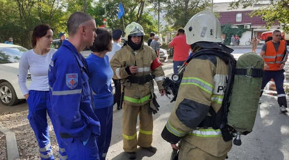 В квартире одного из домов в п. Кача произошел взрыв газового баллона