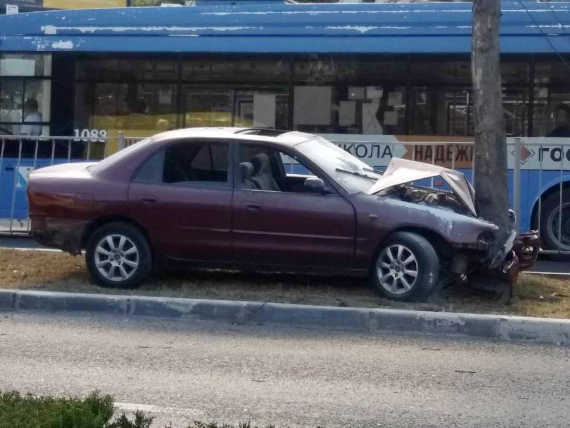 В Севастополе на проспекте Генерала Острякова произошло ДТП, в результате которого пострадал человек