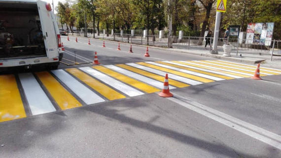 В Севастополе возвращают пешеходный переход возле здания СевГУ на улице Гоголя