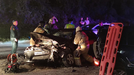 Во вторник, 6 октября, около 18 часов под Севастополем на трассе Севастополь-Инкерман рядом с поворотом на Сахарную Головку произошла авария с участием четырёх автомобилей