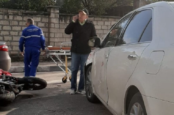 Севастопольский политик Иван Ермаков попал в ДТП с мотоциклом
