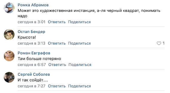 Часть горожан возмутилась увиденным, а часть – просто высмеяла опубликованные в соцсетях фото