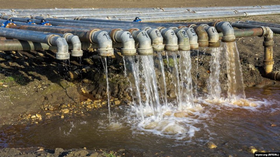 перекачка воды из Тайганского и Белогорского водохранилищ для Симферополя