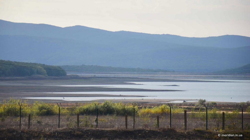 Чернореченское водохранилище, октябрь 2020 года