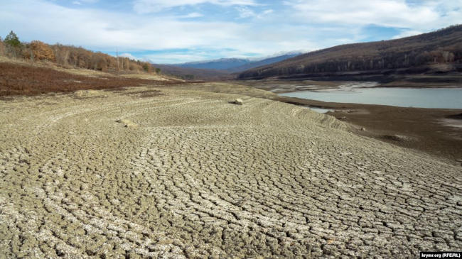 Загорское водохранилище под Ялтой